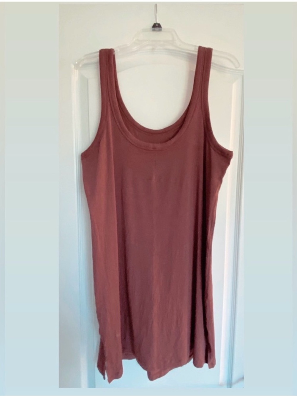 lululemon athletica Scoop Neck Midi Tank Dress - Rust Brown